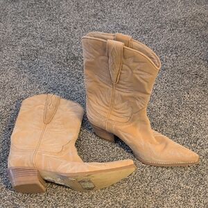 Guess by Marciano Beige Heeled Boots